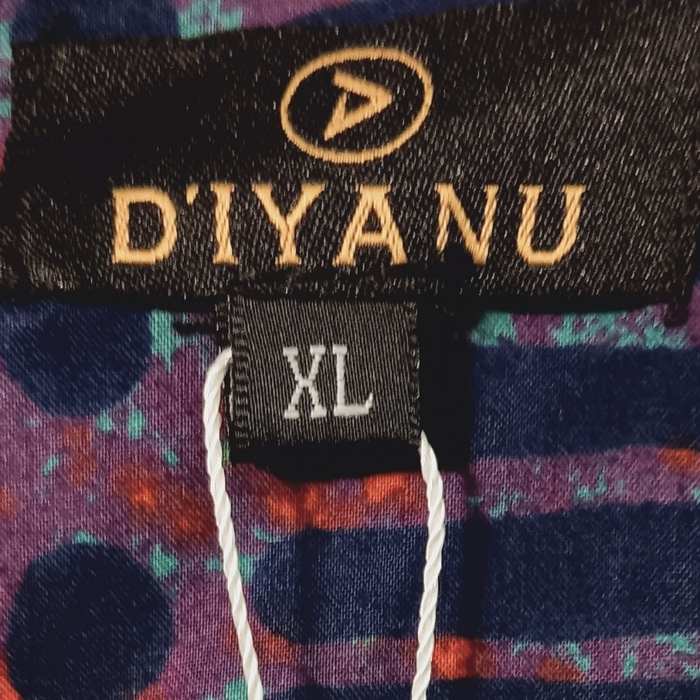 Nwt D'iyanu Colorful Patterned Maxi Dress With Pockets — image 6 of 8